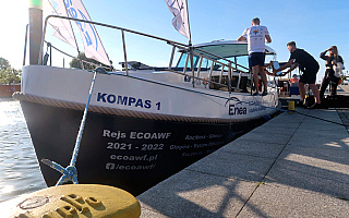 Do Elbląga zawitała ekologiczna łódka